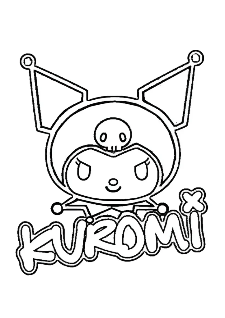  Kuromi Coloring Pages