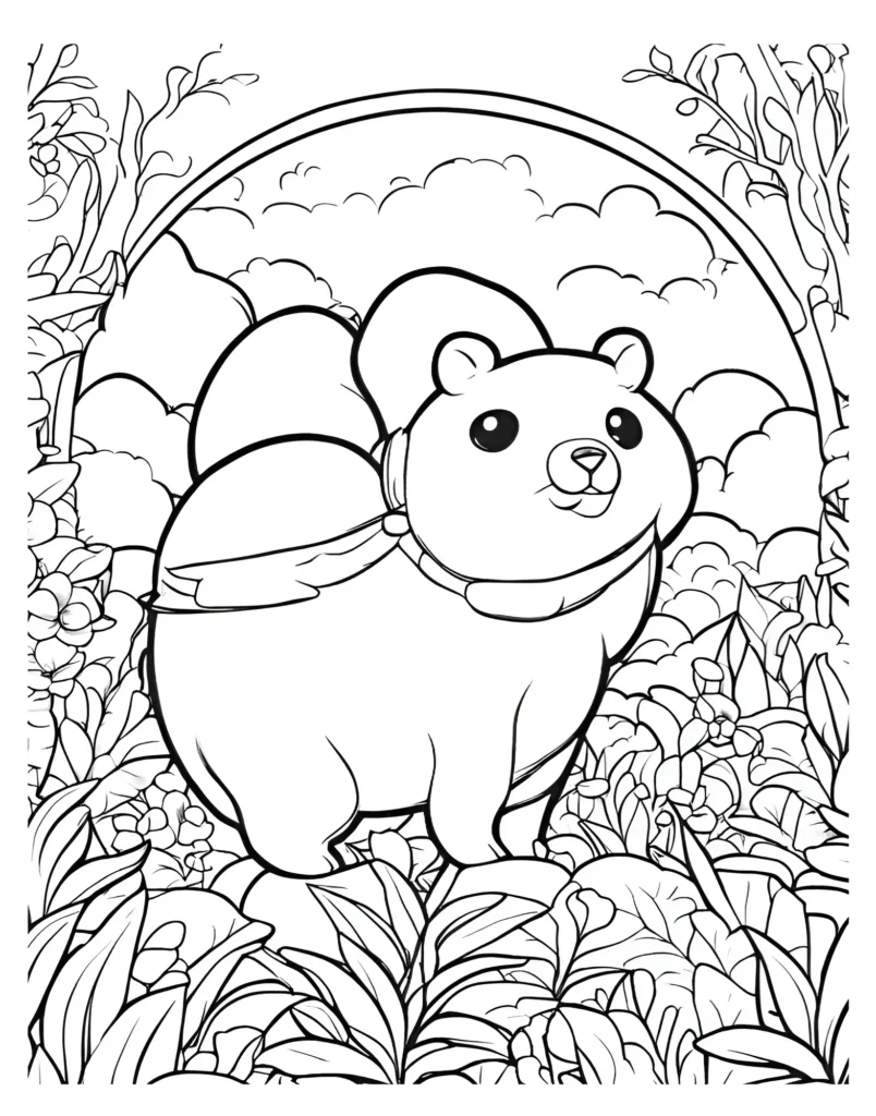 Squishmallow Coloring Pages