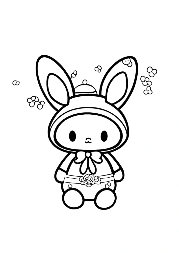 My Melody Coloring Pages