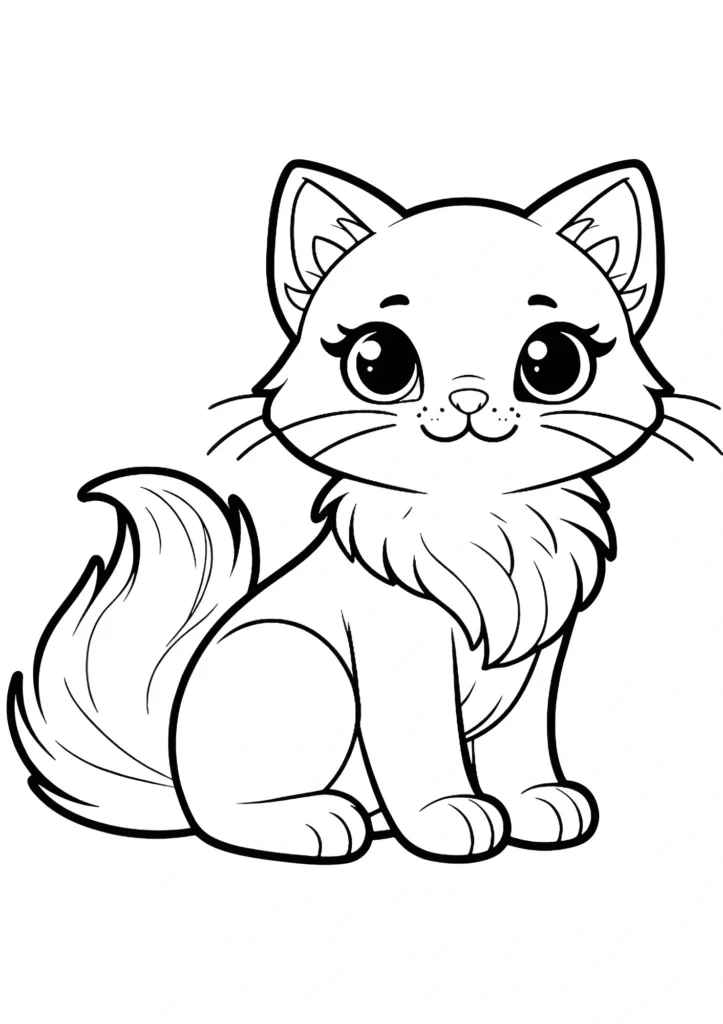 kitten coloring pages