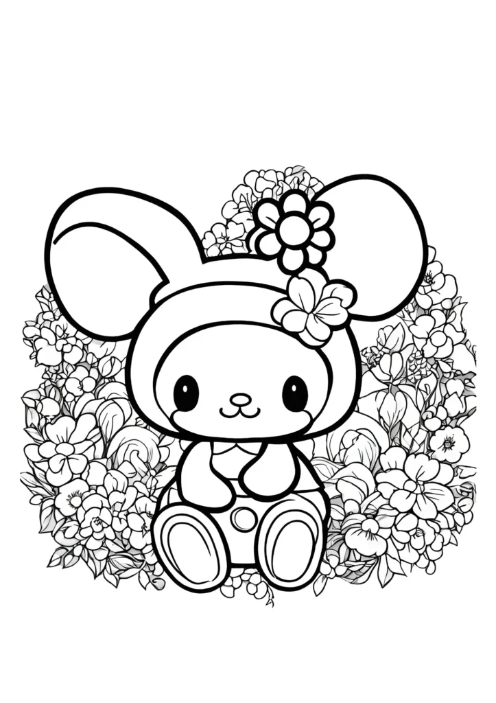 My Melody Coloring Pages