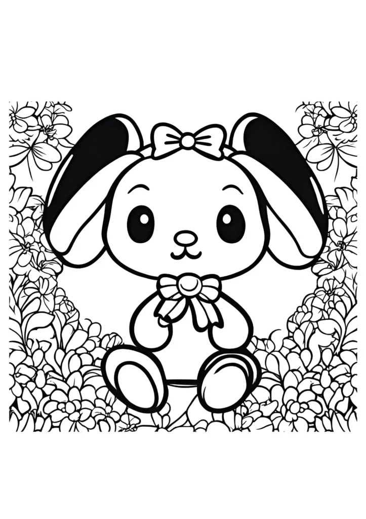 My Melody Coloring Pages