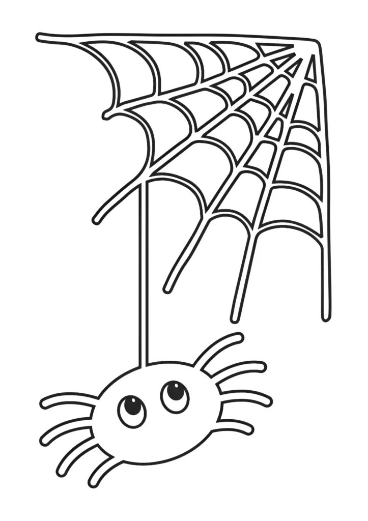 Spider Coloring Pages