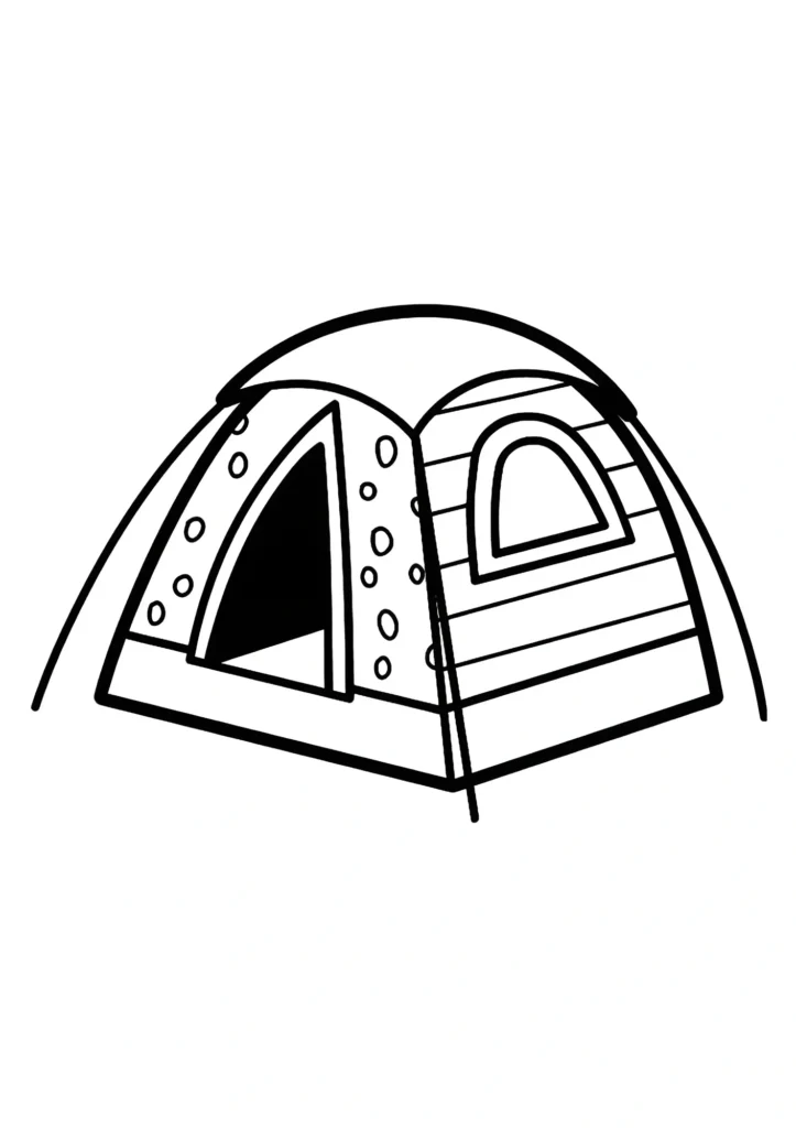 Camping Coloring Pages