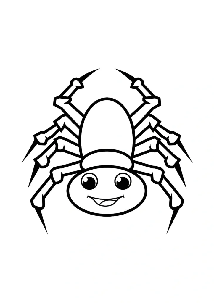 Spider Coloring Pages