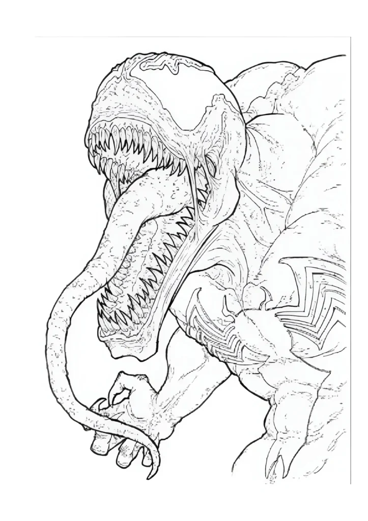 Venom Coloring Pages