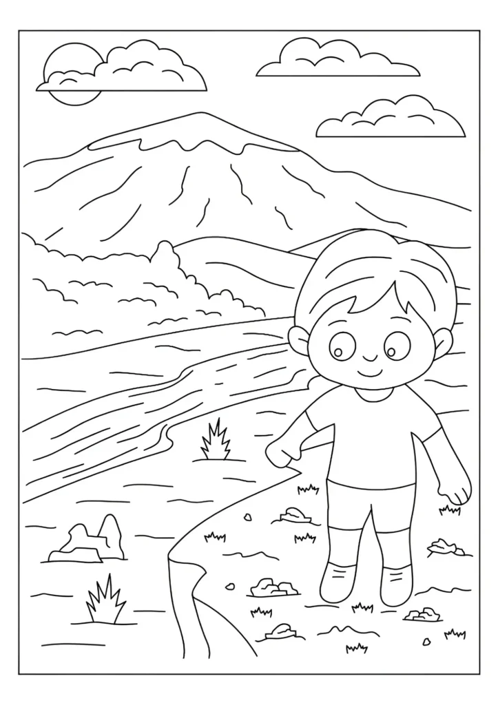 Camping Coloring Pages