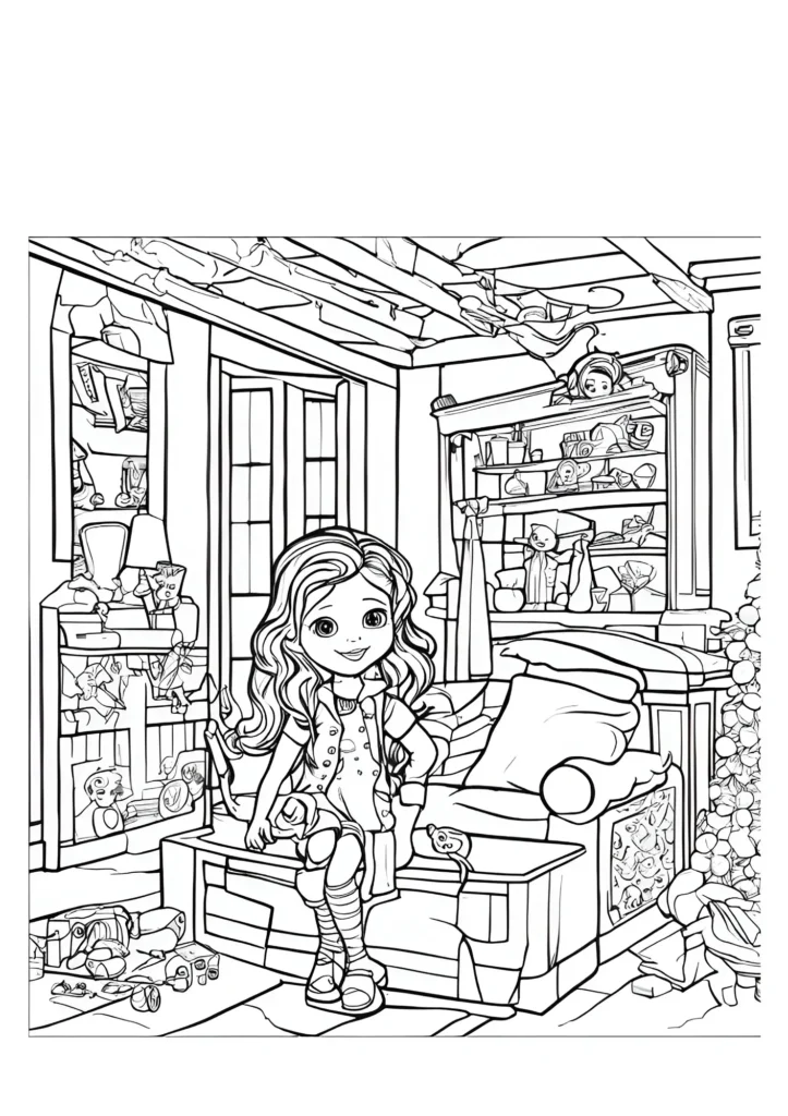  Gabby Dollhouse Coloring Pages 