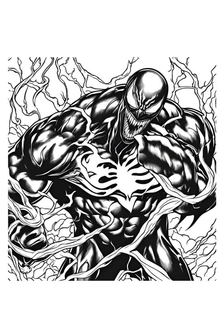 Venom Coloring Pages