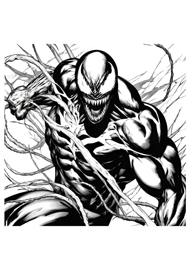 Venom Coloring Pages