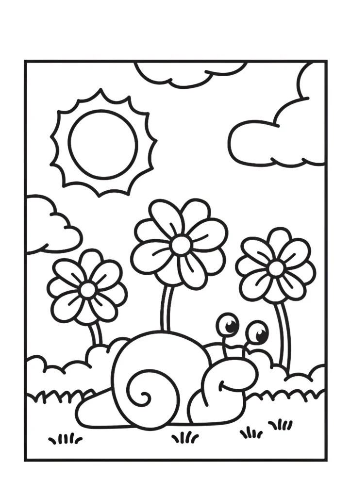  Sunflower Coloring Pages