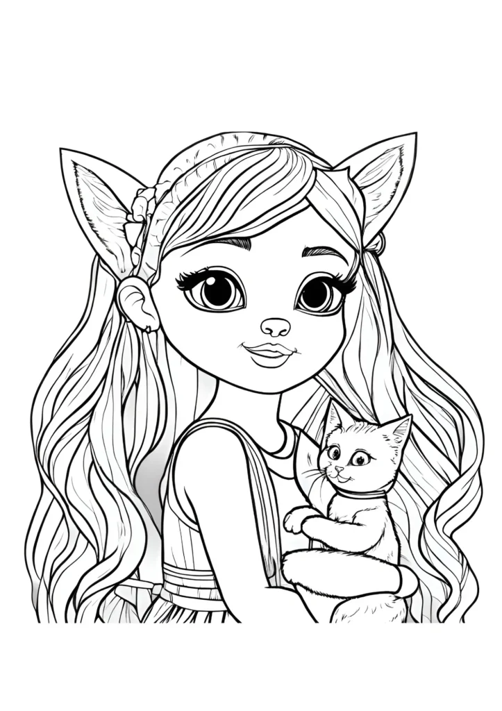  Gabby Dollhouse Coloring Pages 