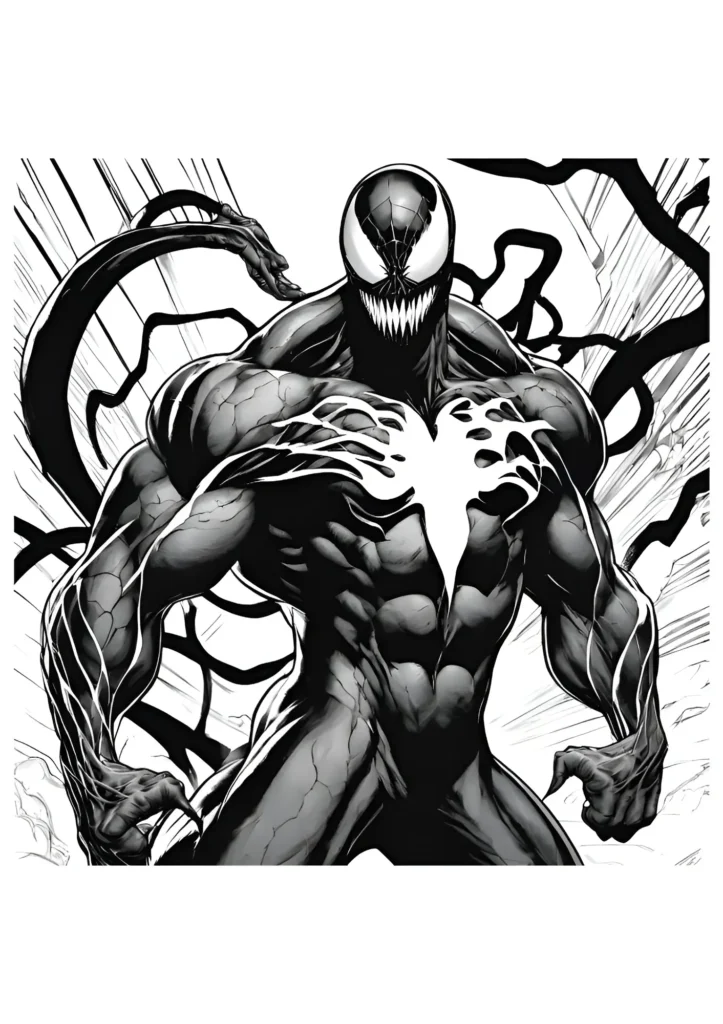 Venom Coloring Pages