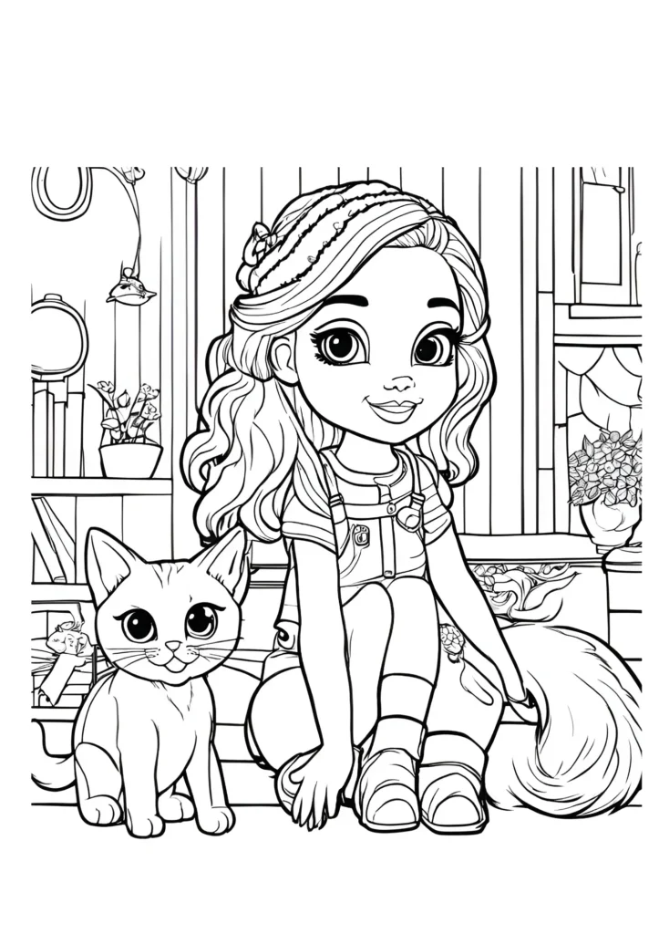  Gabby Dollhouse Coloring Pages 