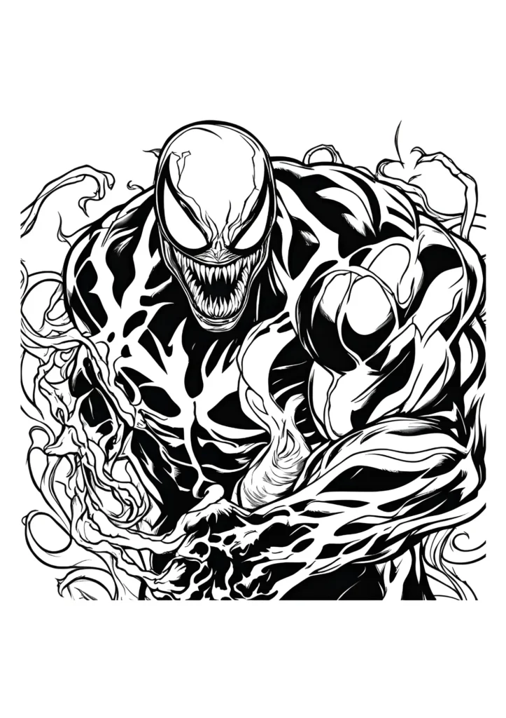 Venom Coloring Pages