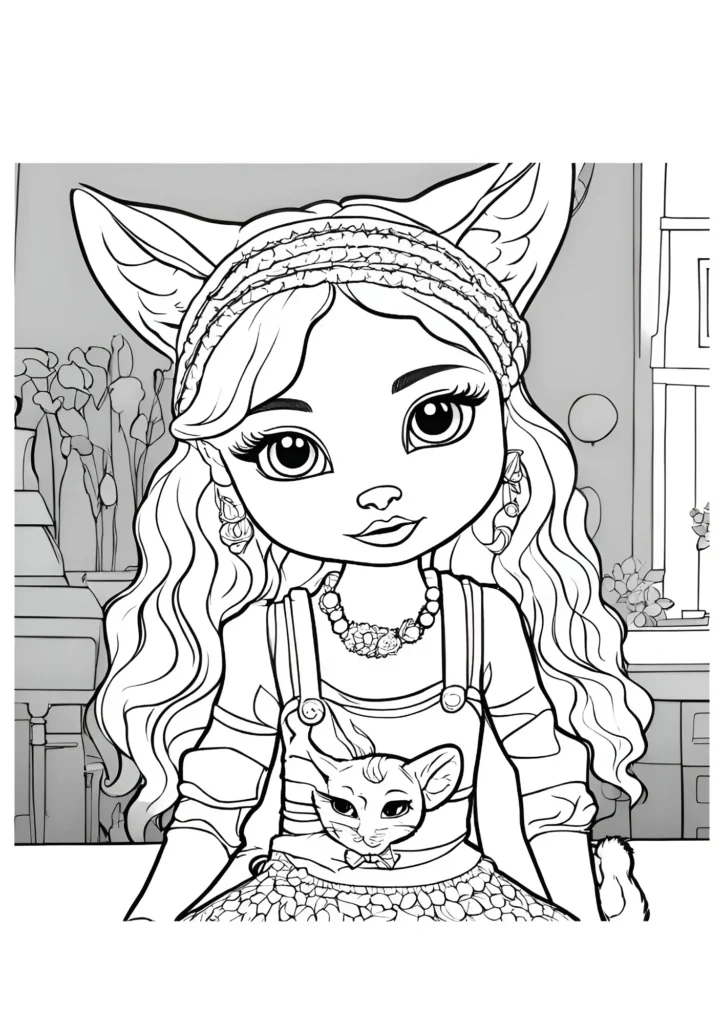  Gabby Dollhouse Coloring Pages 