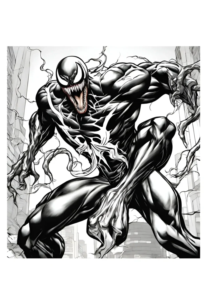 Venom Coloring Pages