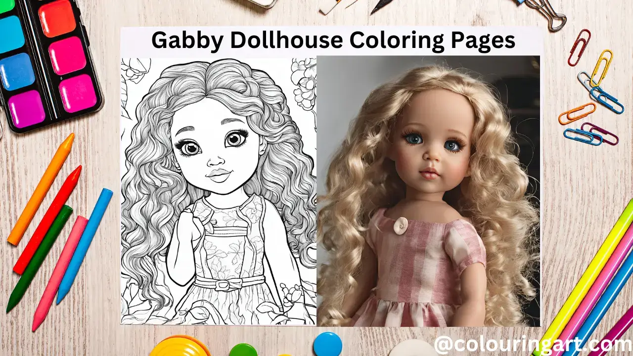 Gabby Dollhouse Coloring Pages