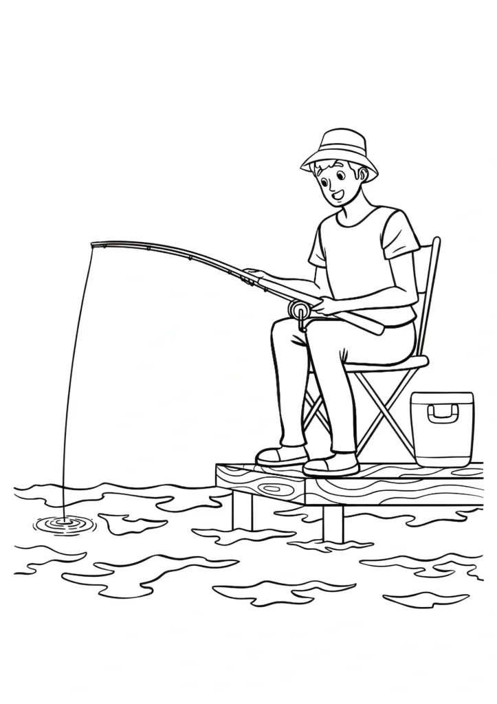 Camping Coloring Pages