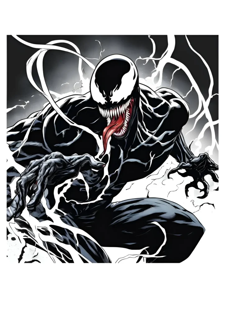 Venom Coloring Pages