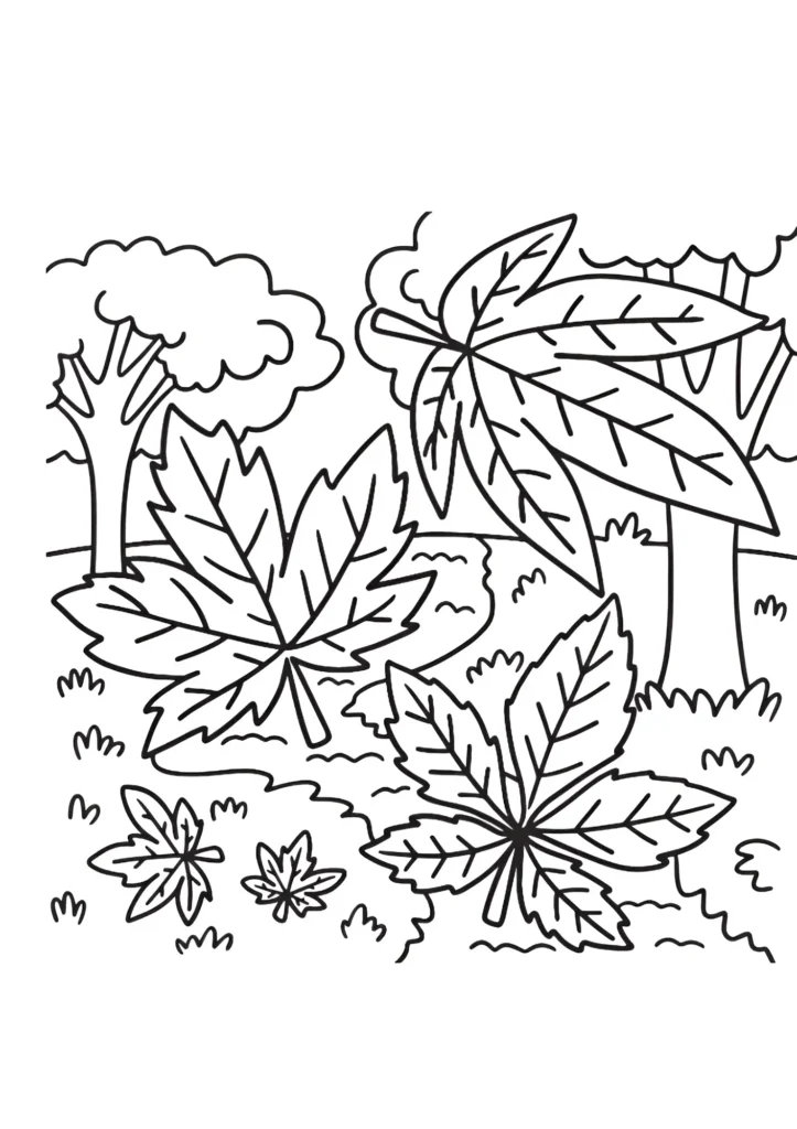 Fall Coloring Pages