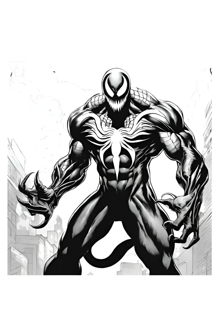 Venom Coloring Pages