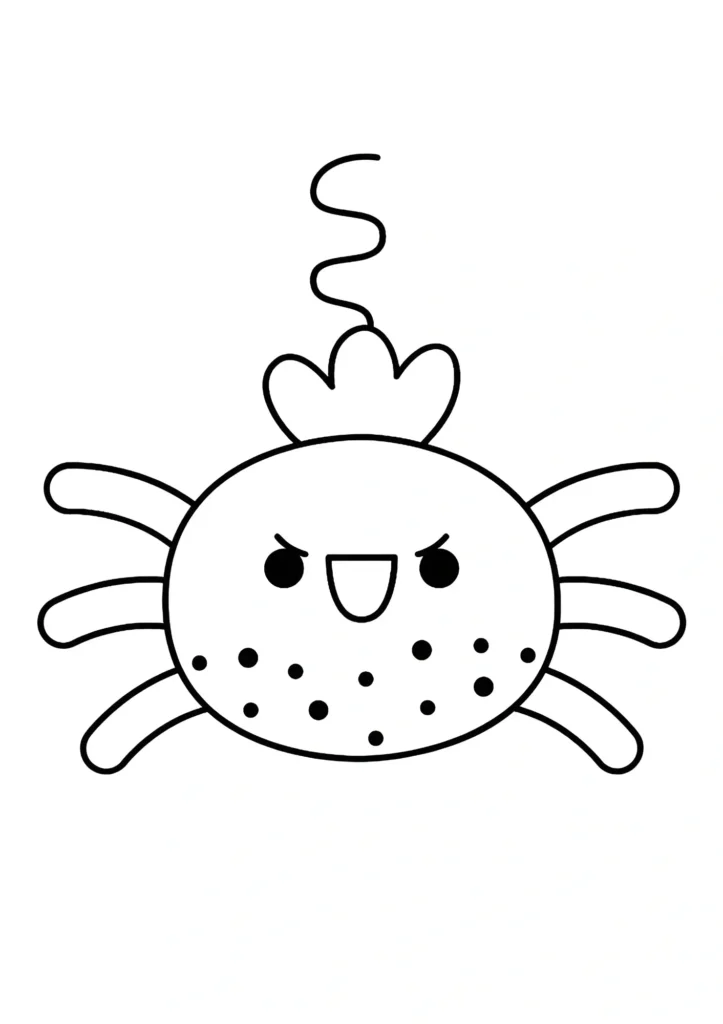 Spider Coloring Pages