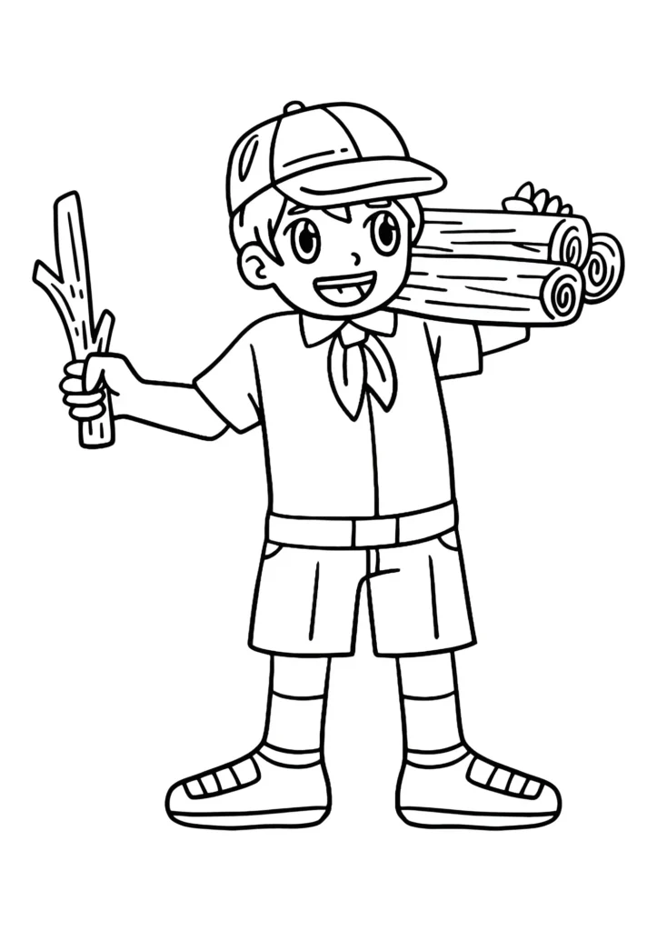 Camping Coloring Pages