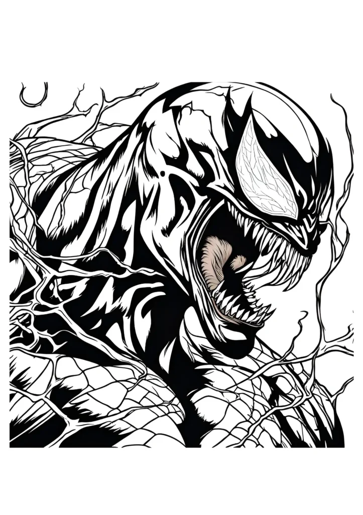 Venom Coloring Pages