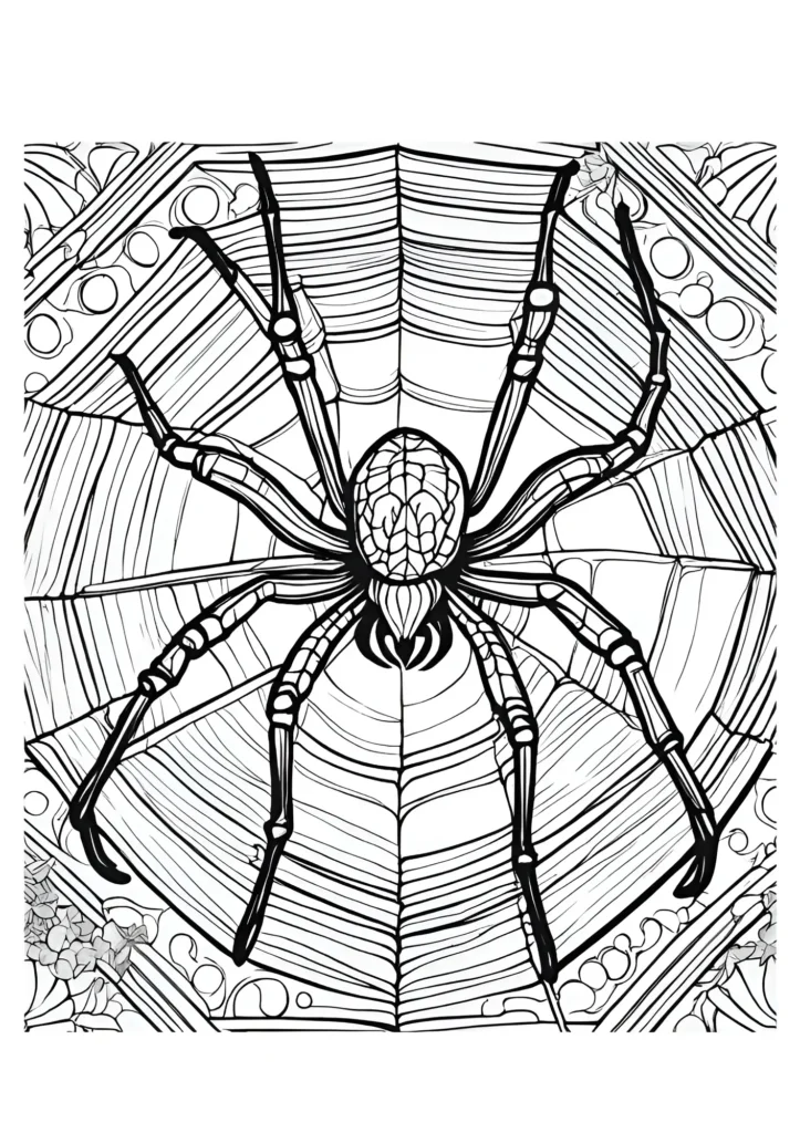 Spider Coloring Pages