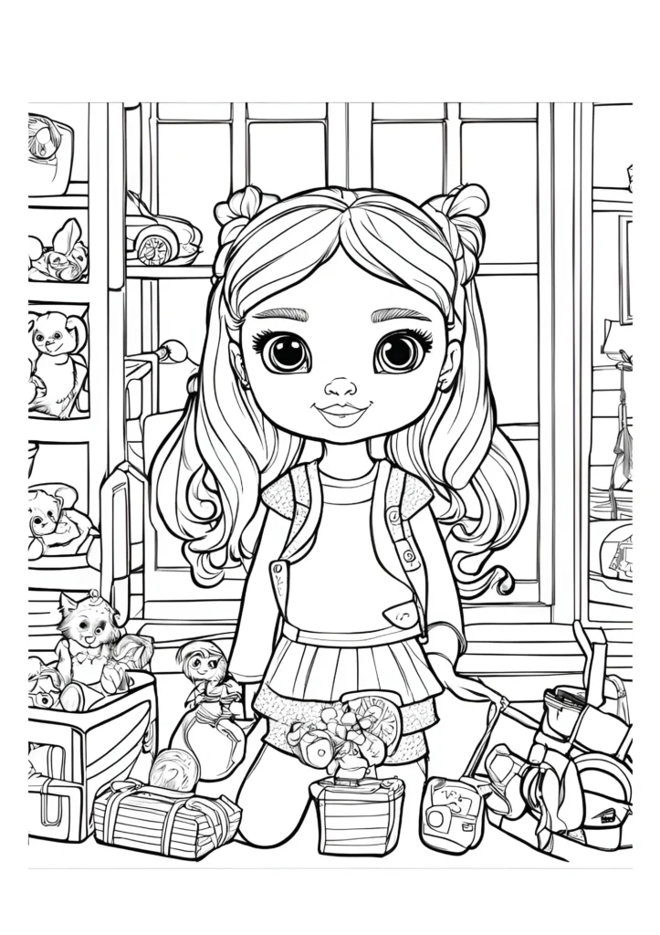  Gabby Dollhouse Coloring Pages 