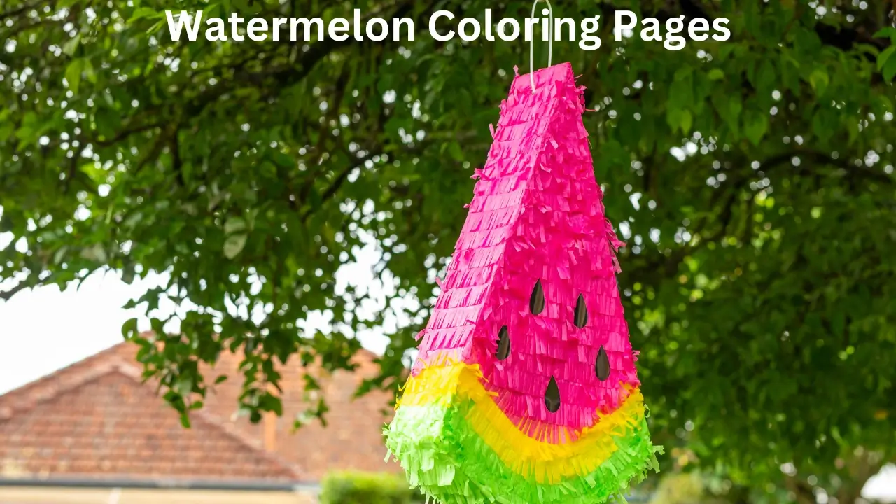 Watermelon Coloring Pages