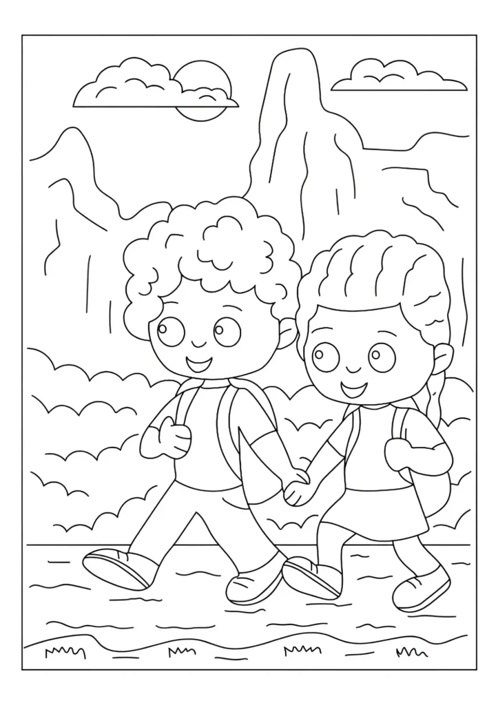 Camping Coloring Pages