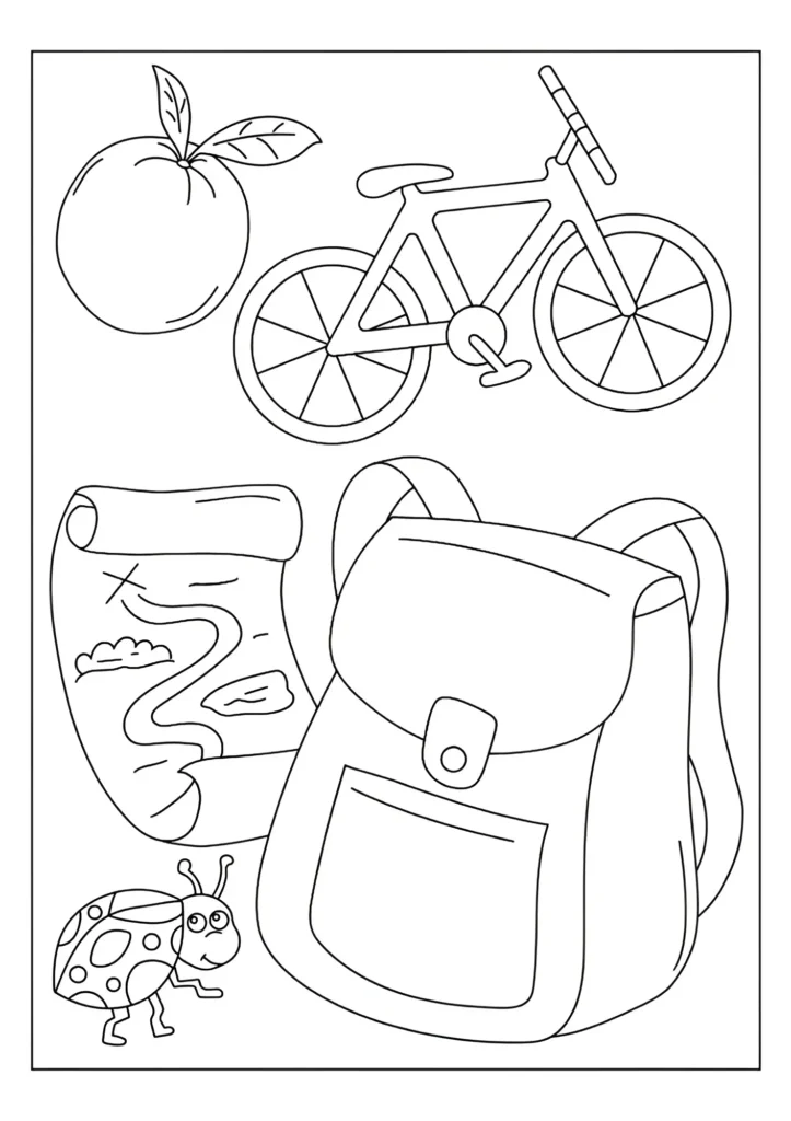 Camping Coloring Pages