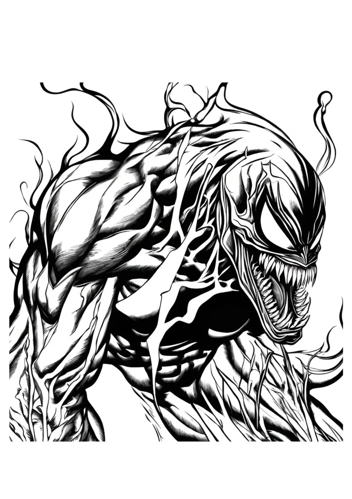 Venom Coloring Pages