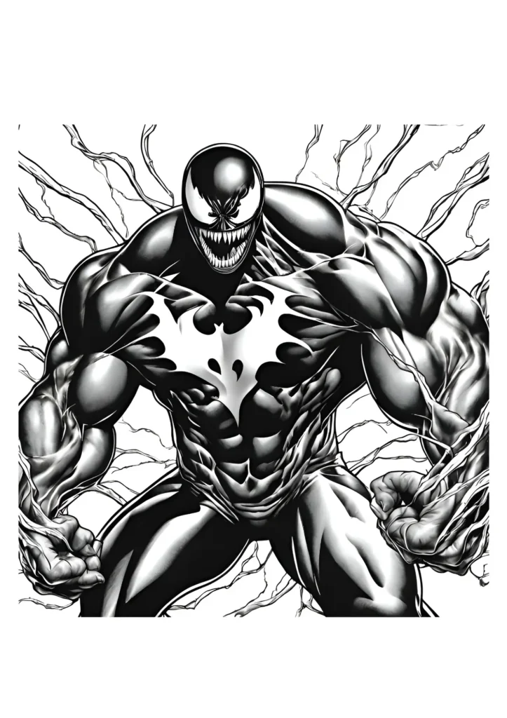 Venom Coloring Pages