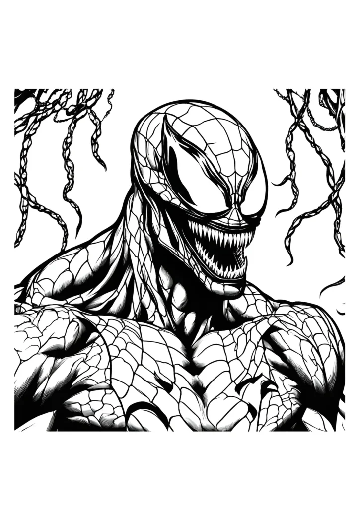 Venom Coloring Pages