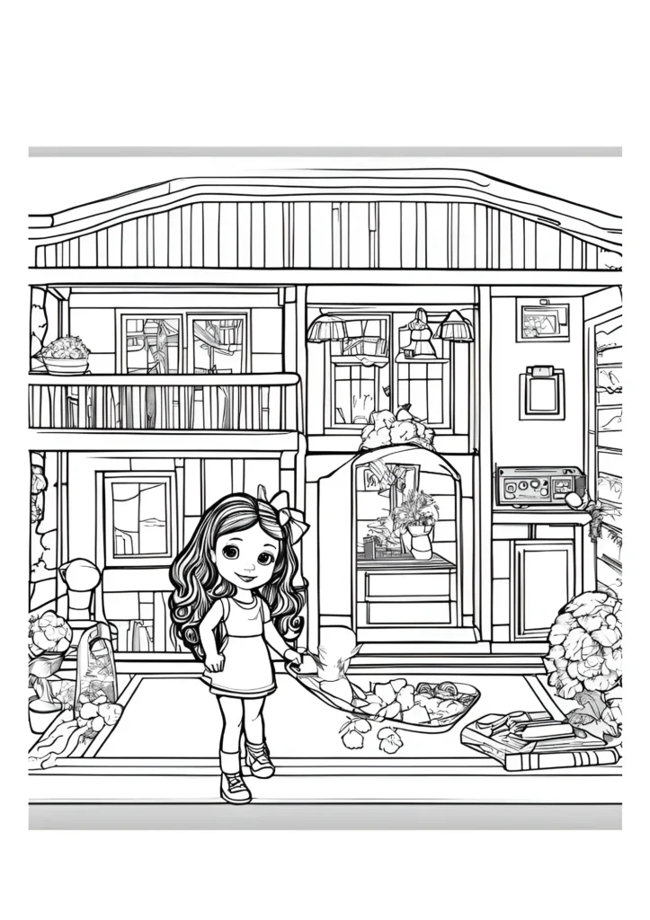  Gabby Dollhouse Coloring Pages 