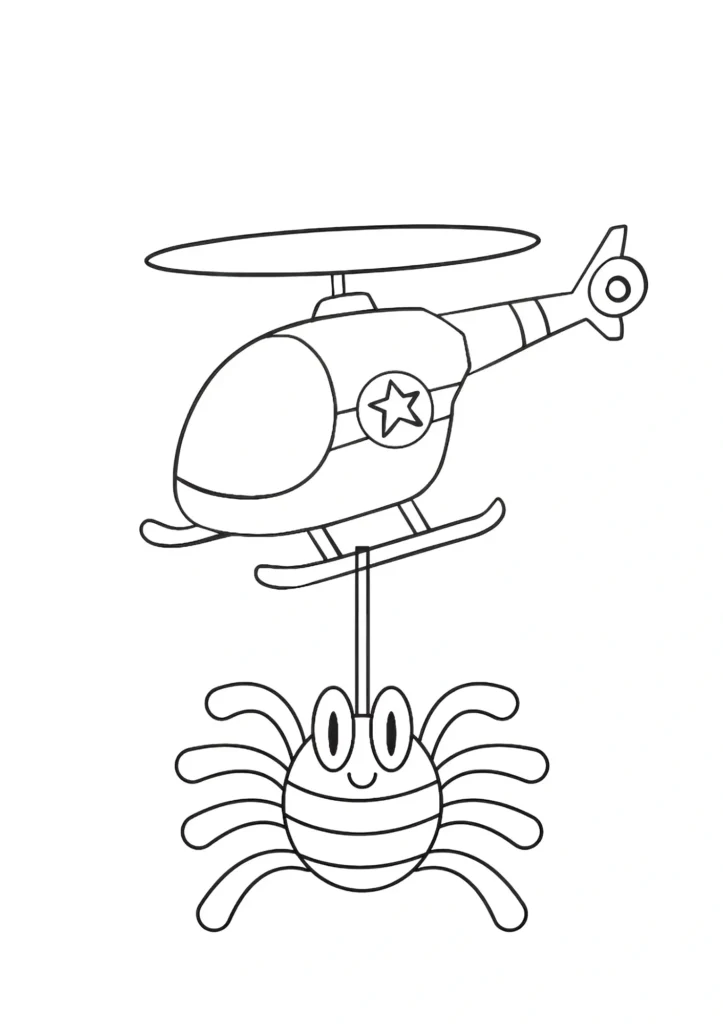 Spider Coloring Pages