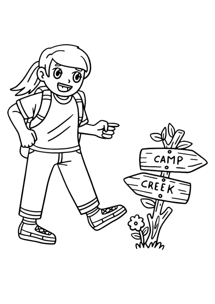 Camping Coloring Pages