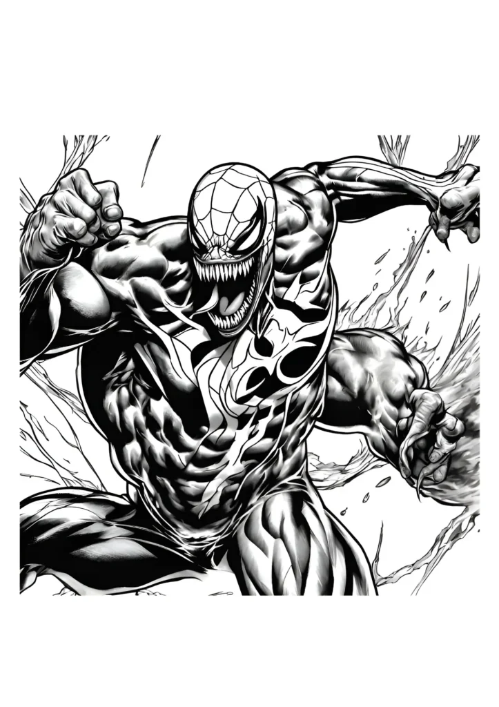 Venom Coloring Pages