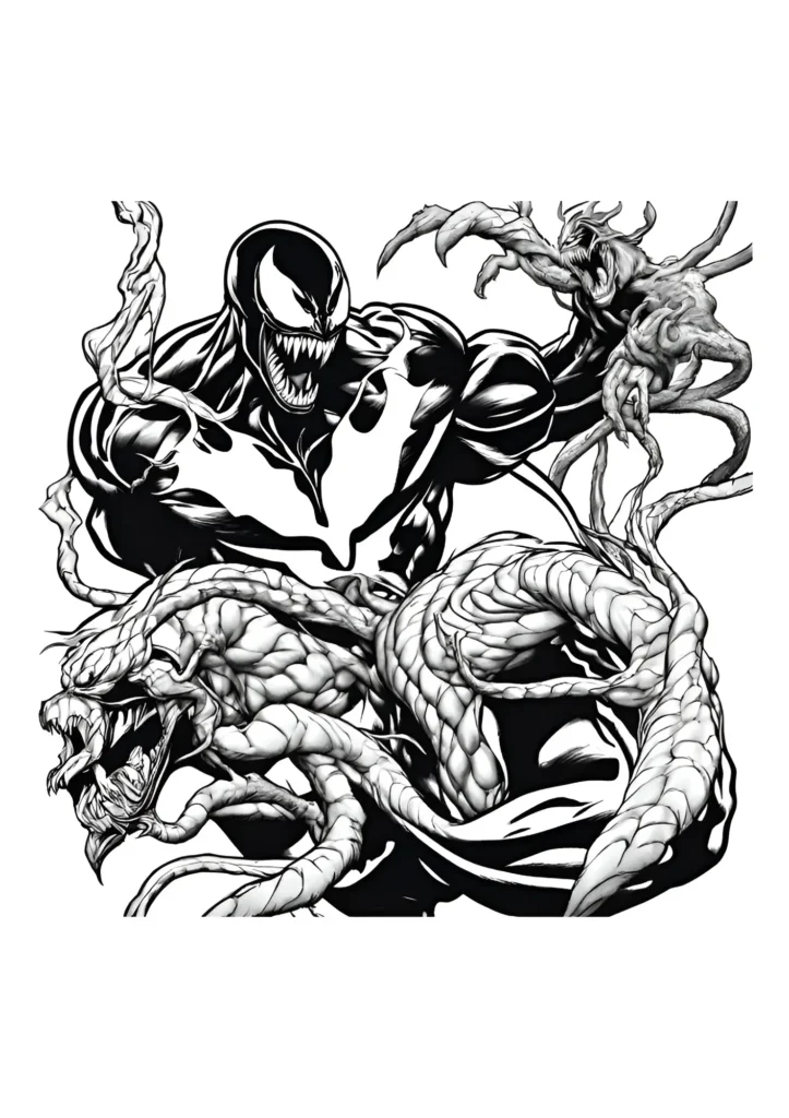 Venom Coloring Pages