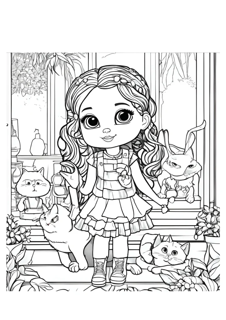  Gabby Dollhouse Coloring Pages 