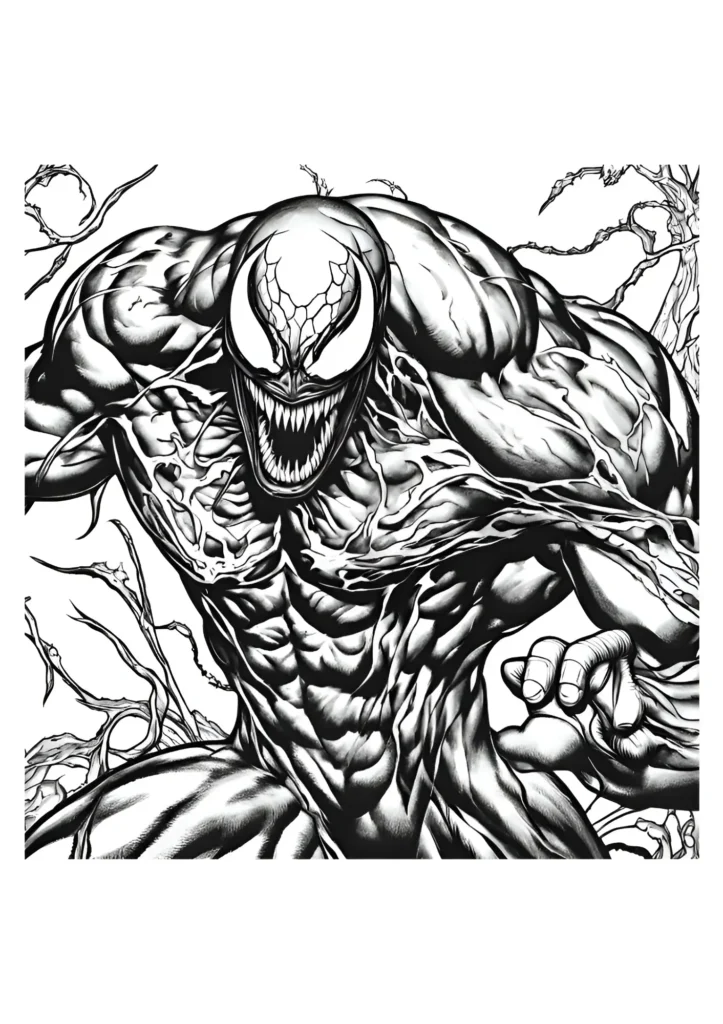 Venom Coloring Pages