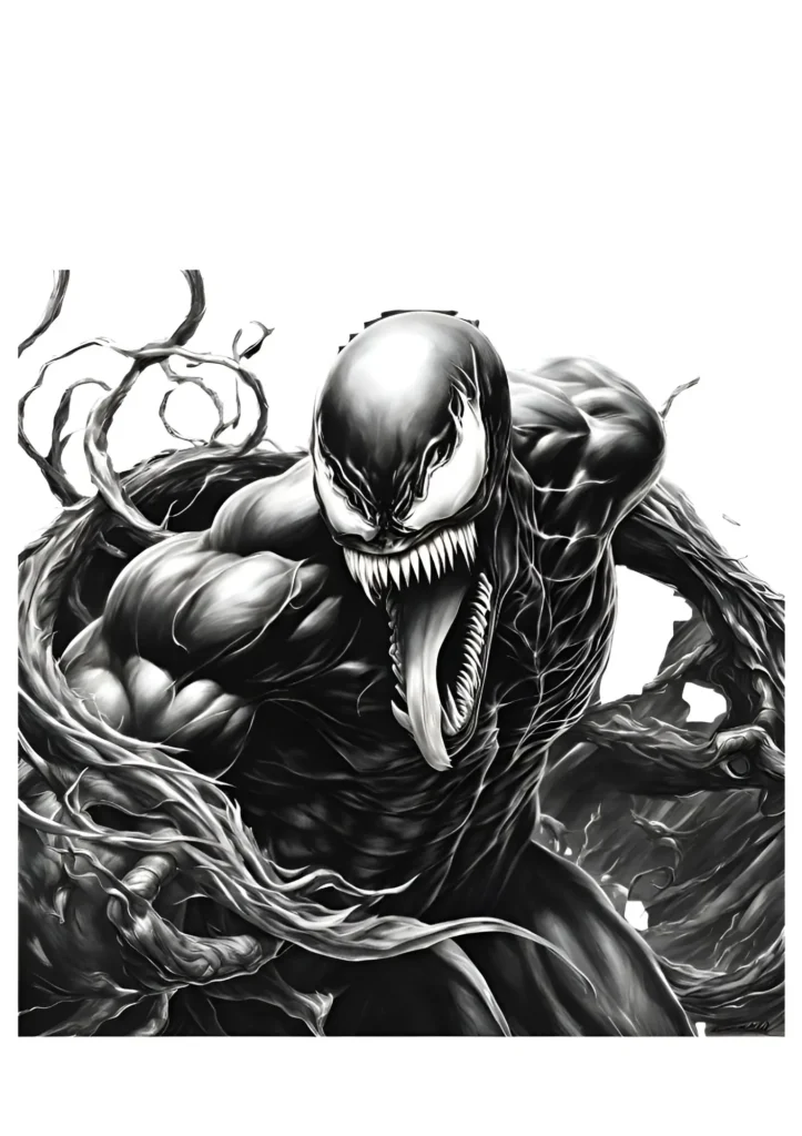 Venom Coloring Pages