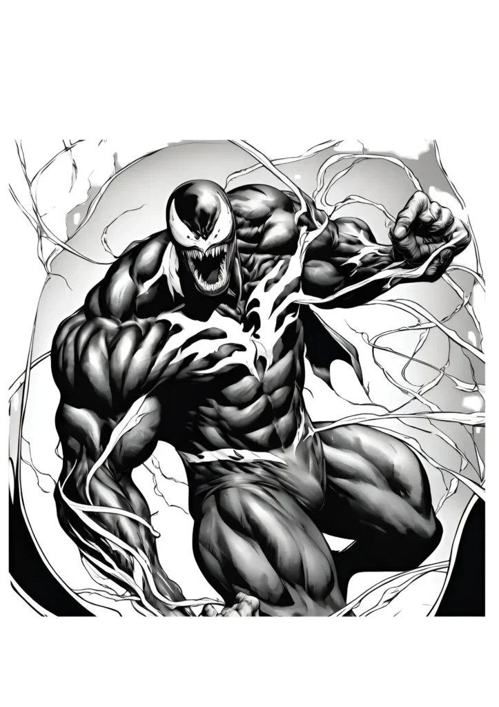 Venom Coloring Pages