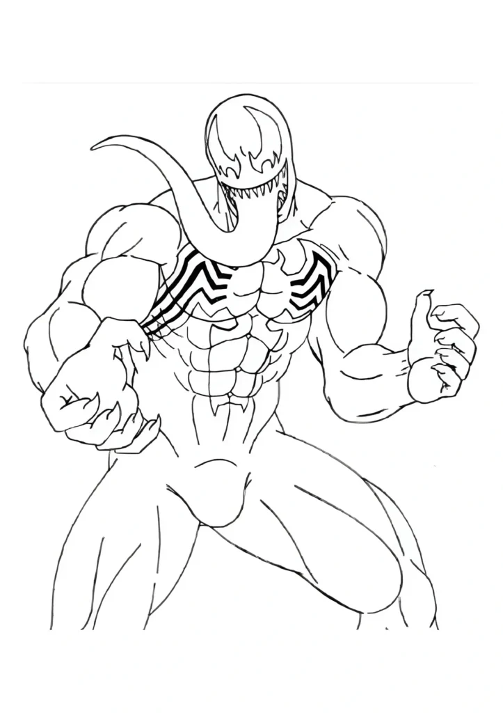 Venom Coloring Pages