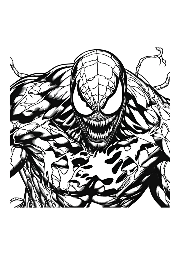 Venom Coloring Pages