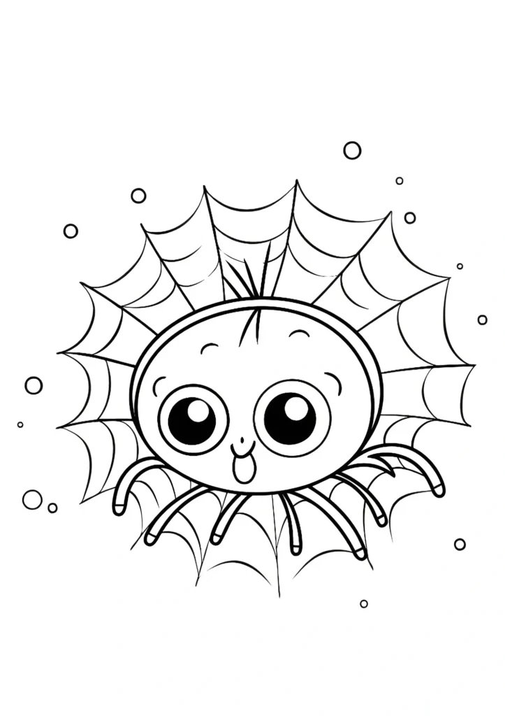 Spider Coloring Pages