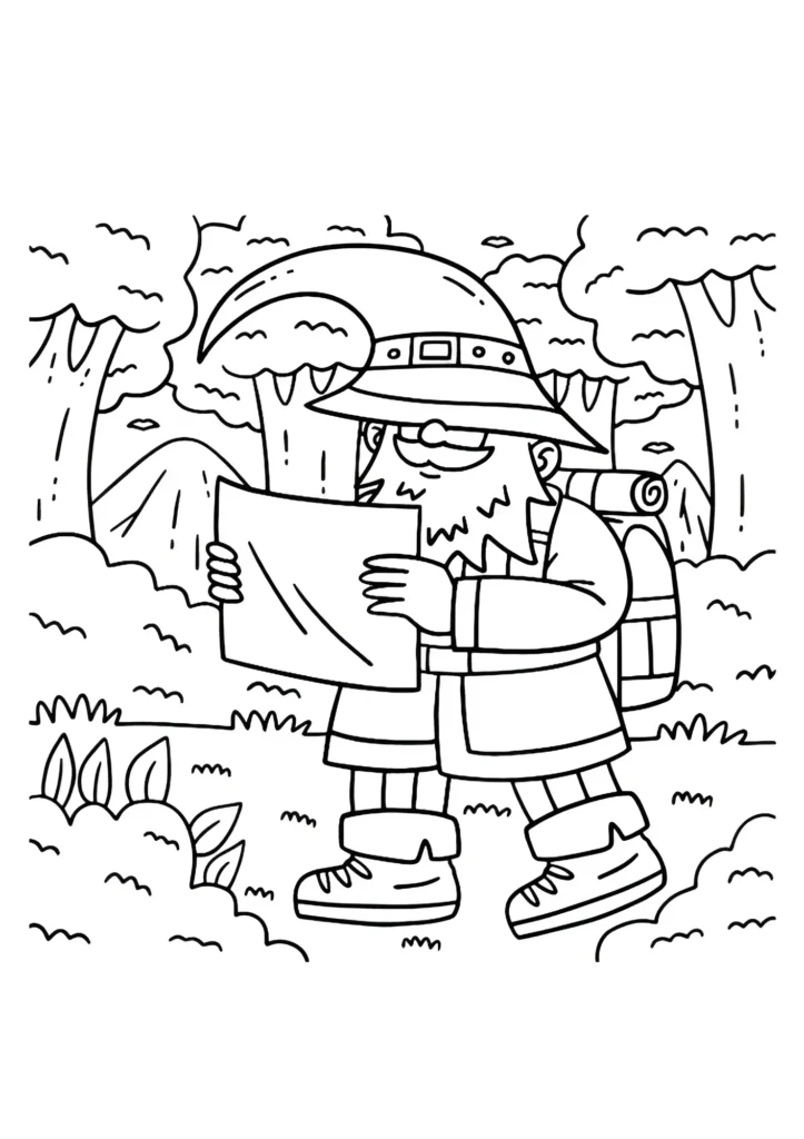 Camping Coloring Pages